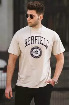 Футболка Madmext, бежевый