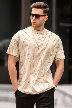 Футболка Madmext, бежевый