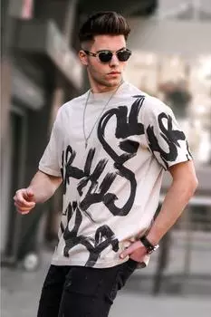 Футболка Madmext, бежевый