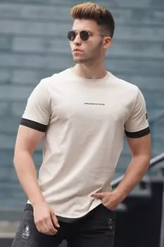 Футболка Madmext, бежевый