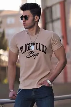 Футболка Madmext, кэмел