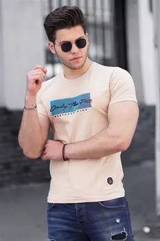 Футболка Madmext, кэмел