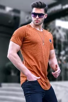 Футболка Madmext, кэмел