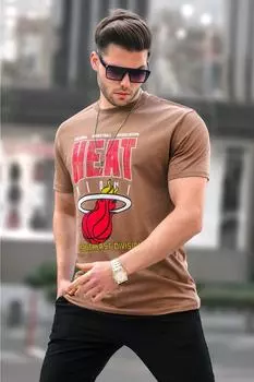 Футболка Madmext, коричневый