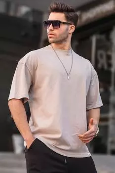 Футболка Madmext, кремовый