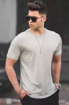 Футболка Madmext, кремовый