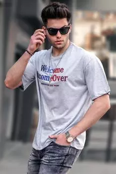 Футболка Madmext, серый