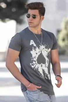 Футболка Madmext, серый