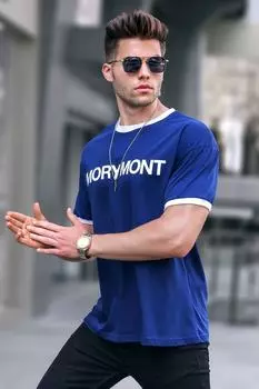 Футболка Madmext, темно-синий