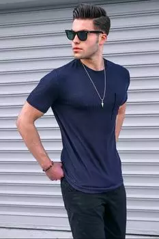 Футболка Madmext, темно-синий