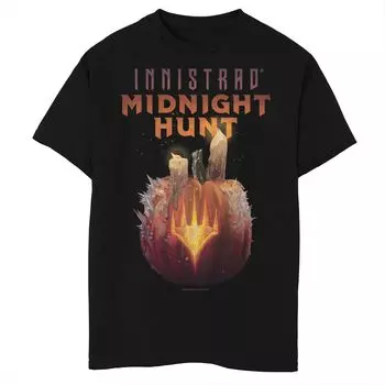 Футболка Magic: The Gathering Innistrad Midnight Hunt для мальчиков 8–20 лет с рисунком тыквы Licensed Character