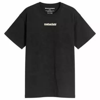 Футболка Маха-Пайжи сашико Maharishi, черный