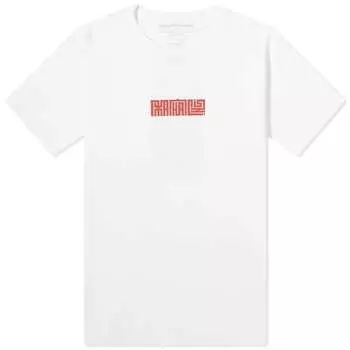 Футболка Maharishi Hikeshi Print, белый