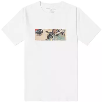 Футболка Maharishi Куроко Триптих, белый