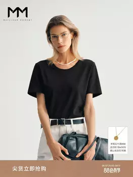 Футболка Mai Meng с U-образным вырезом, черный