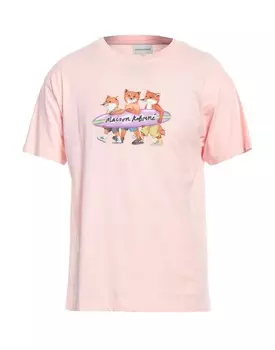 Футболка Maison Kitsun, светло-розовый