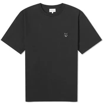 Футболка Maison Kitsune Bold Fox Head Patch Comfort, черный