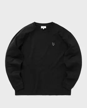 Футболка Maison Kitsune Bold Fox Head Patch Comfort Long Sleeves Tee Shirt, черный