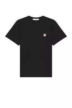 Футболка Maison Kitsune Fox Head Patch Classic, черный
