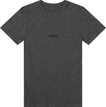 Футболка Maison Margiela Logo T-Shirt 'Melange', серый