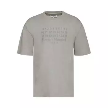 Футболка Maison Margiela Numerical Logo T-Shirt 'Grey', серый