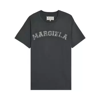 Футболка Maison Margiela Overdye Treatment Logo T-Shirt, цвет Wash Black