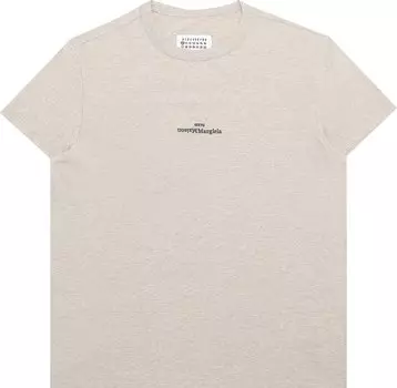 Футболка Maison Margiela Reverse Logo T-Shirt 'Beige', кремовый