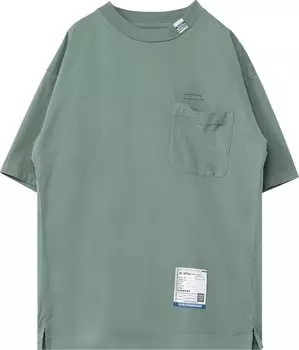 Футболка Maison Mihara Yasuhiro Embroidered Tee 'Green', зеленый