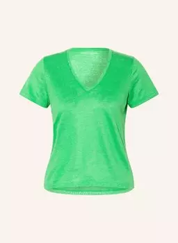 Футболка MAJESTIC FILATURES aus Leinen, зеленый