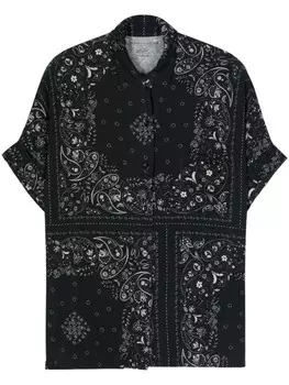 Футболка Majestic Filatures с принтом пейсли, синий