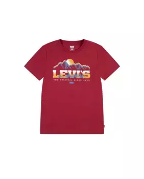 Футболка Majestic Mountains для мальчиков Levi's, красный
