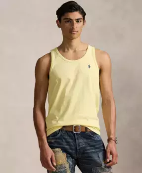 Футболка-майка из джерси с эффектом стирки Polo Ralph Lauren, желтый