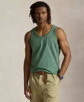 Футболка-майка из джерси с эффектом стирки Polo Ralph Lauren, зеленый