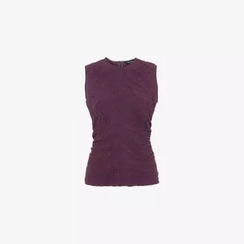 Футболка-майка Whistles с круглым вырезом, фиолетовый