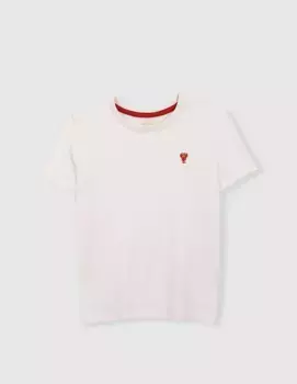 Футболка мальчика с короткими рукавами и принтом лобстера Gocco, белый