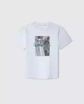 Футболка мальчика Wilbert Pepe Jeans, белый