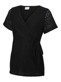 Футболка MAMALICIOUS Shirt MLANGIE, черный