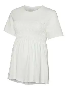 Футболка MAMALICIOUS Shirt MLKaya, белый