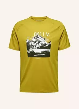 Футболка mammut mountain мужская 8611m MAMMUT, зеленый