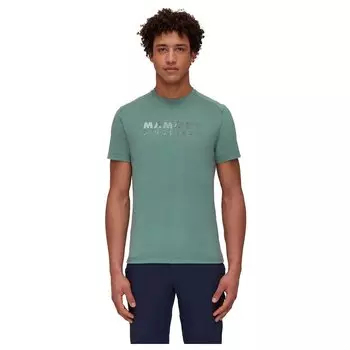 Футболка Mammut Trovat Logo, зеленый