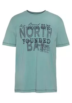 Футболка Man's World MANS WORLD SHIRT, темно-синий/бирюзовый