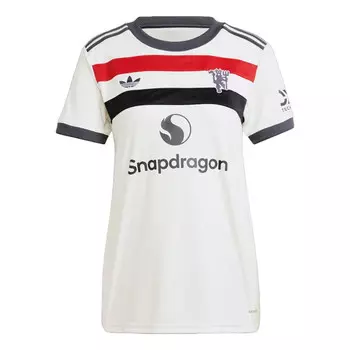 Футболка manchester united 24 25 третья футболка Adidas, белый