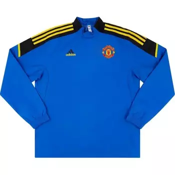 Футболка MANCHESTER UNITED THEATER OF DREAMS унисекс синяя Adidas, синий
