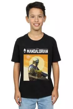 Футболка «Мандалорец: Дитя двух лун» Star Wars, черный