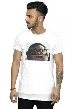 Футболка «Мандалорец, не заставляй меня» Star Wars, белый