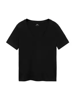 Футболка MANGO CHALAPI, черный