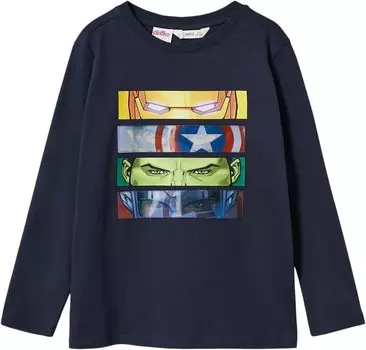 Футболка Mango Eyes T-Shirt, темно-синий