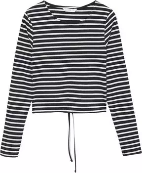 Футболка Mango Hole T-Shirt, черный