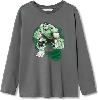Футболка Mango Hulk T-Shirt, хаки