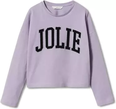 Футболка Mango Jolie T-Shirt, цвет Lila